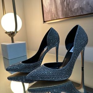 Steve Madden Silver Stud Heel
